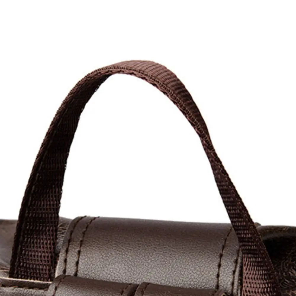 

Прочная школьная сумка для ноутбука из искусственной кожи, однотонный простой рюкзак большой емкости, водонепроницаемый рюкзак для студентов, студенческий рюкзак