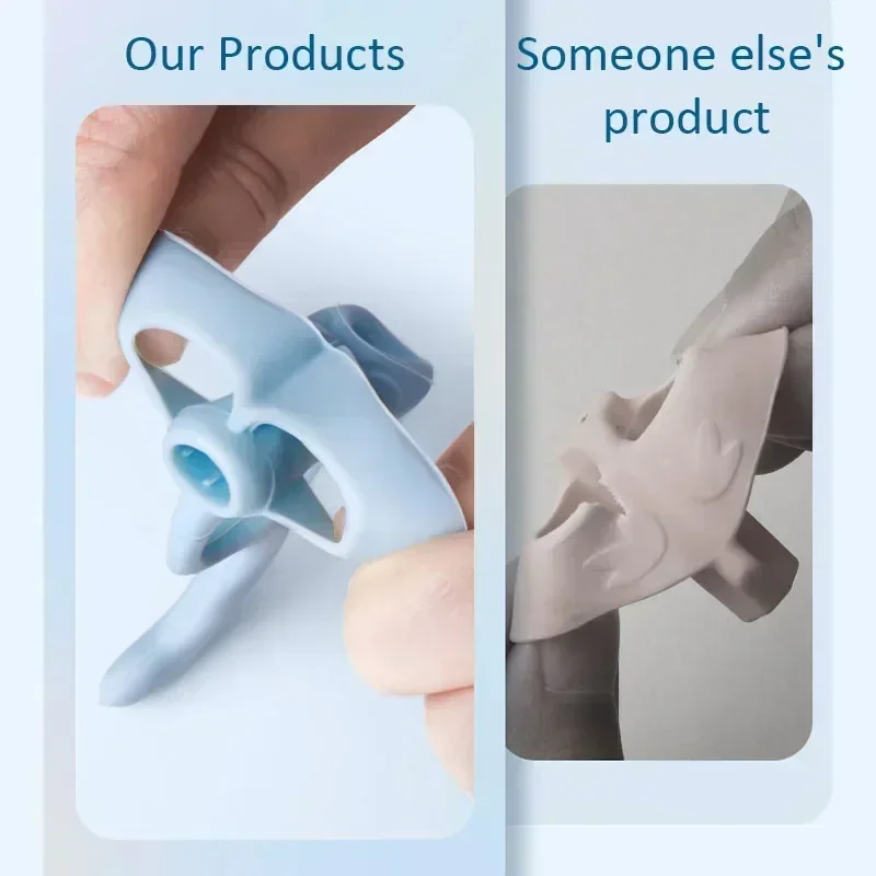 Random 1/4pcs 5 Fingers Silicone Pencil Pen Holder Children Writing Learning Tool Stationery Aid Grip Posture Correction Device