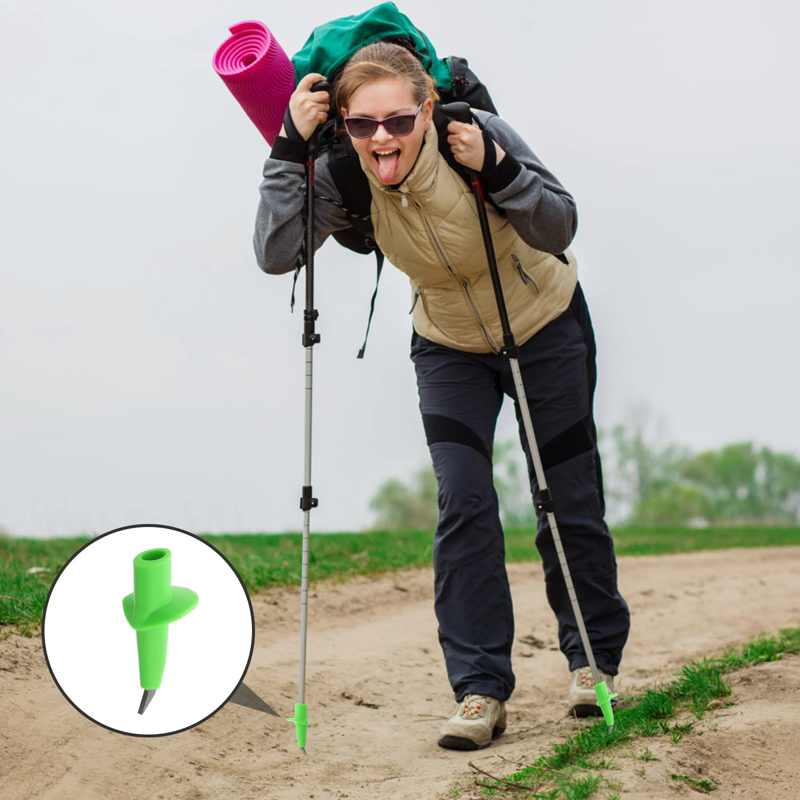 

Replacement Carbide For Hiking Skiing Poles Walking Stick Tips Protectors Trekking Pole Tips Replacement Outdoor Adventure