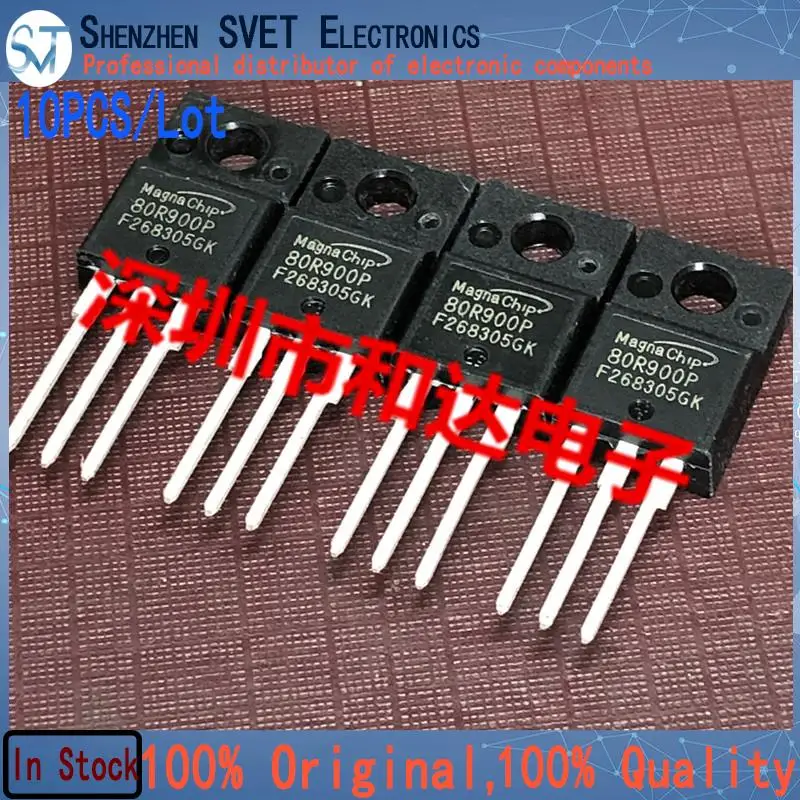 10PCS/Lot 80R900P MMF80R900PTH  TO-220F 800V   100% Inport Original In Stock Ship Fast