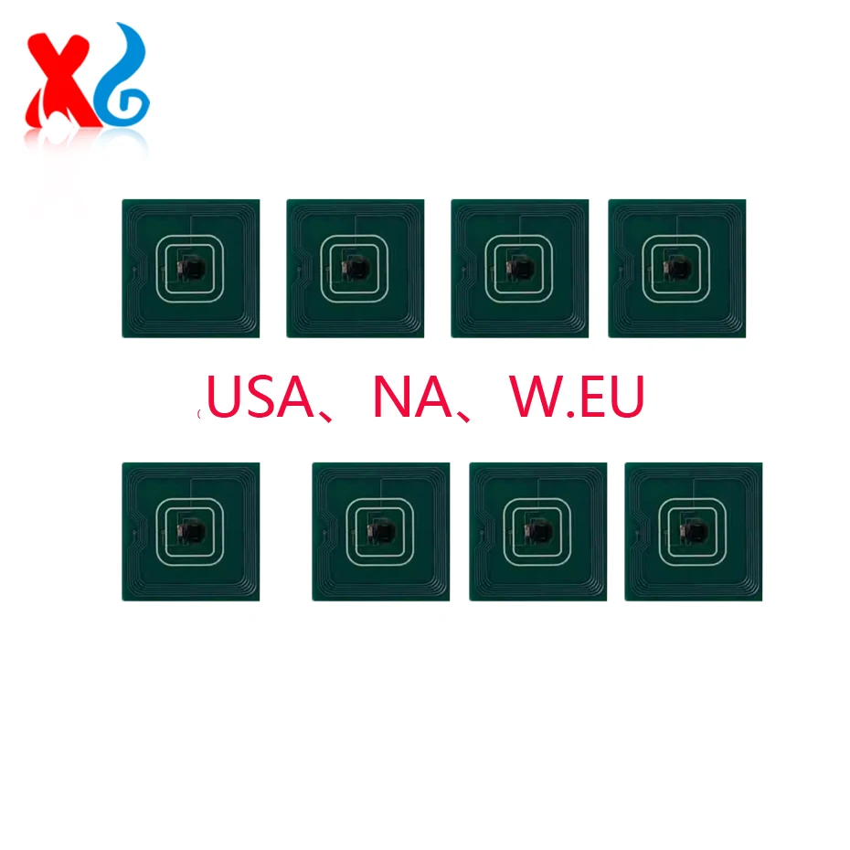 8 قطعة 550 560 570 رقاقة الحبر لزيروكس اللون 550 560 570 006R01529 006R01532 006R01525 006R01528 خرطوشة بقية رقاقة 30K 34K #4