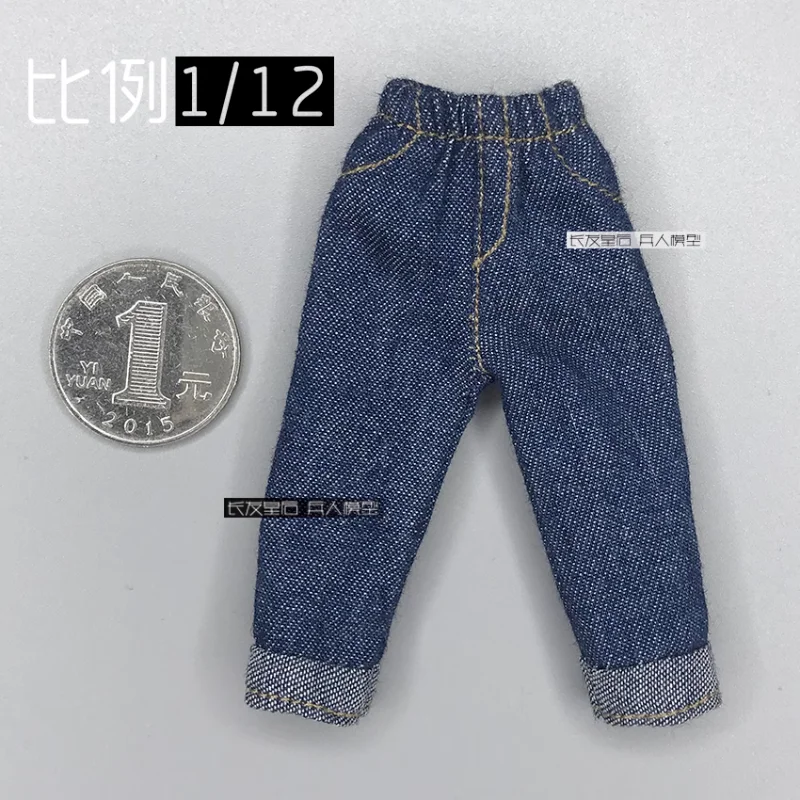 

1/12 Scale Soldier Loose Fitting Jeans Model for 6'' DAM 3ATOYS