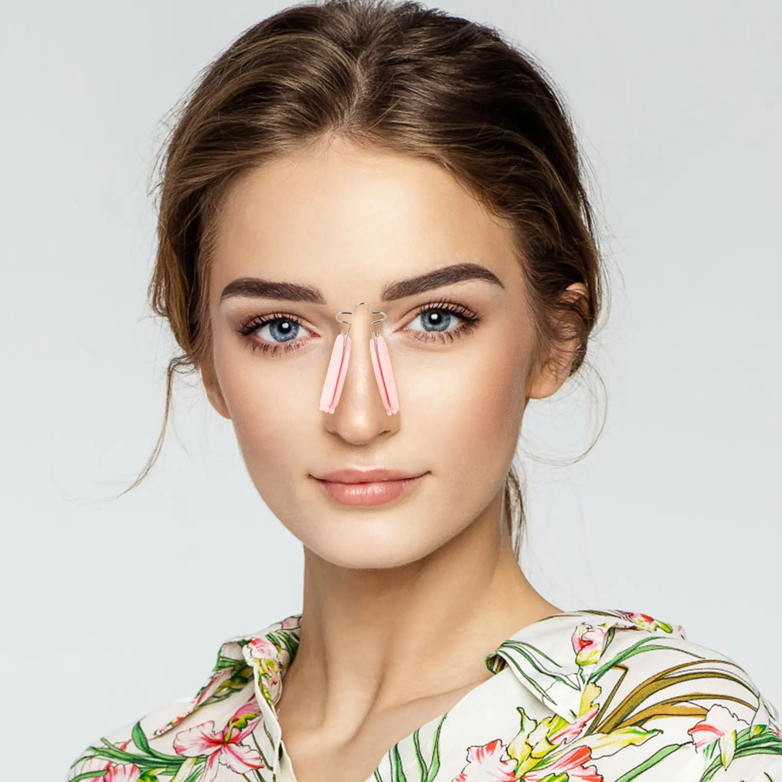 

2 шт. силиконовые зажимы для коррекции формы носа, подтягивающие и улучшающие форму, корректор для носа, косметическое устройство