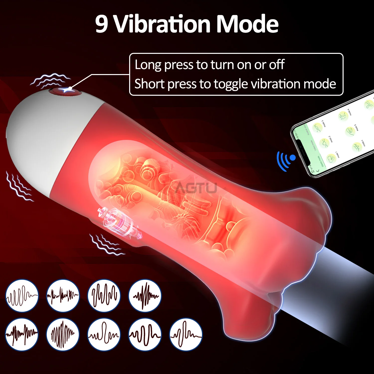 APP Control Automatic Male Mastubator Deep Throat Blowjob Masturbation Vibration Men Penis Training Stimulation Glans Sex Toys view 2