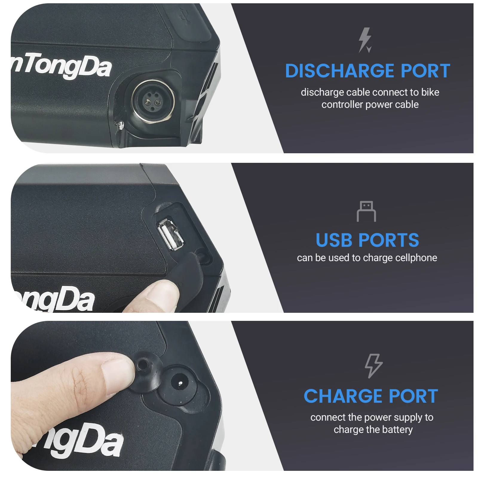 Reention Dorado 48V دراجة كهربائية بطارية ليثيوم لدراجة NCM موسكو ميلانو أسبن الكهربائية