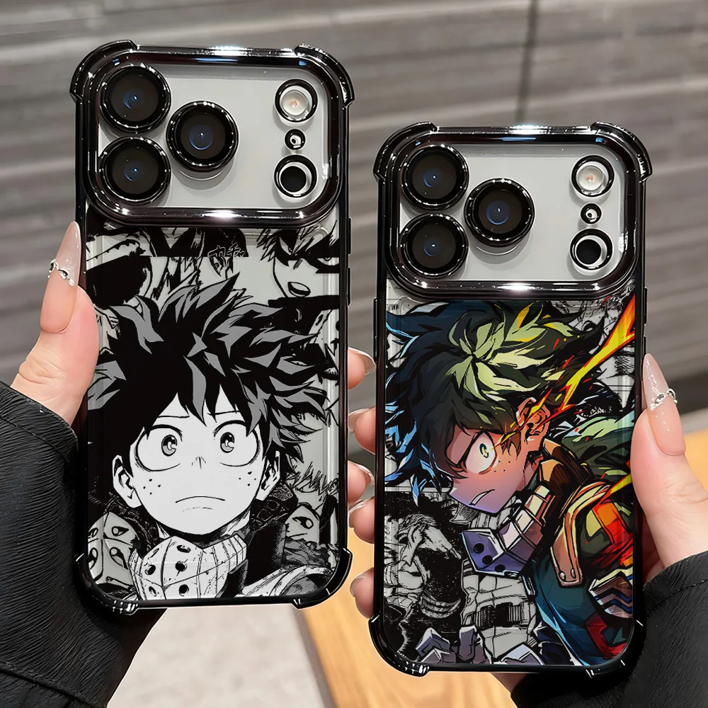 Anime My Heros Bakugos Academias Plating Phone Case For Samsung A27 A37 A57 A36 A16 A35 A55 A25 A26 A15 A54 A34 A24 A14 4G 5G