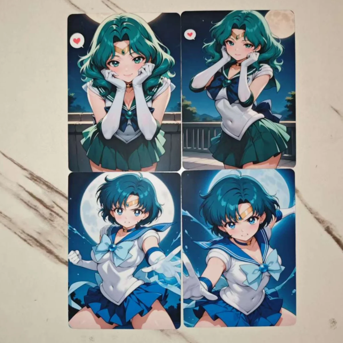 8Pcs/set NSFW Card Sailor Moon Beautiful Girl Jupiter Mars Mercury Venus Neptune Collection Card 18+ image 2