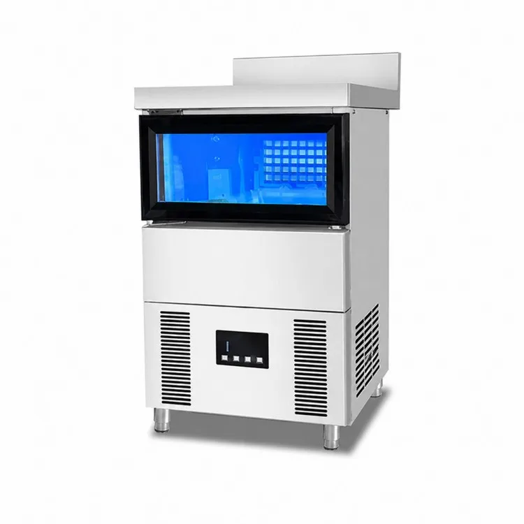 Automatic Industrial Chinese Outdoor Square Bar Ice Cube Nugget Maker Making Equipment Device Machine for Sale