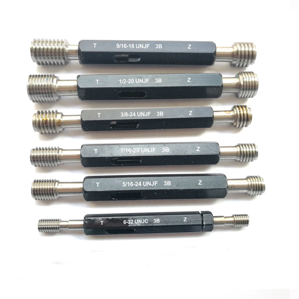 

Unified thread plug gauge 3B UNJC 6-32 8-32 10-32 1/4 Right hand unified fine screw thread gauges UNJF 5/16 3/8 7/16 1/2 9/16