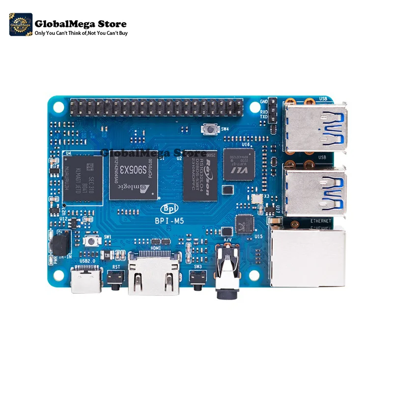 Banana Pi BPI-M5 Development Board 4GB RAM 16GB eMMC Quad Core Cortex-A55 Support Linux System, Android 9.0 System