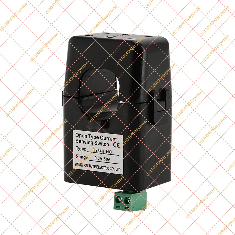 Split Core Current Sensing Switch, 50-200A Open Type AC Current Sensor NO/NC