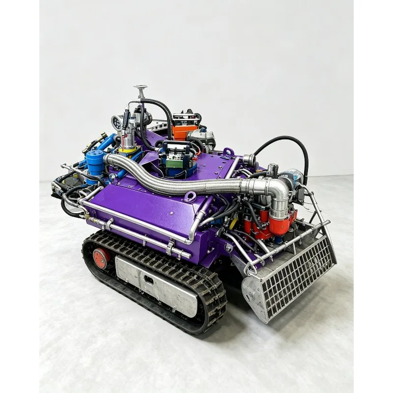 Crawler Submersible Dredging Robot, Remote Control High Power Waterproof Silt Sludge Cleaning Machine Industrial Sludge Removal