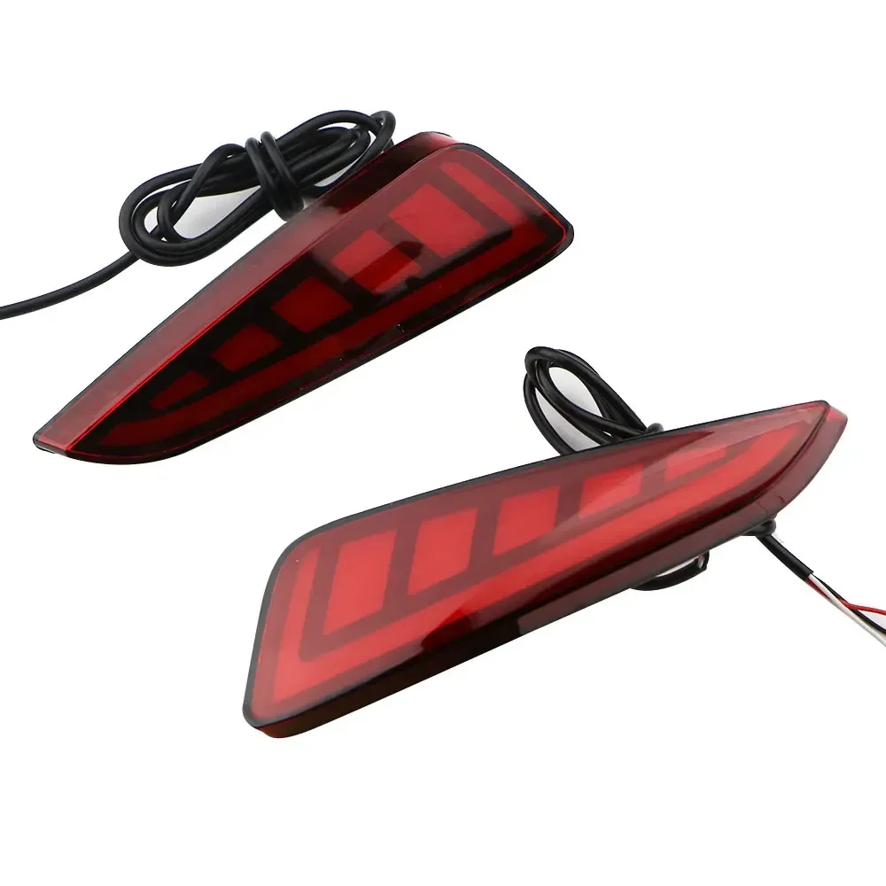 2Pcs Car LED Rear Bumper Brake Light for Toyota C-HR CHR 2016 2017 2018 2019 2020 2021 2022 Rear Fog Lamp Reflector Accessories