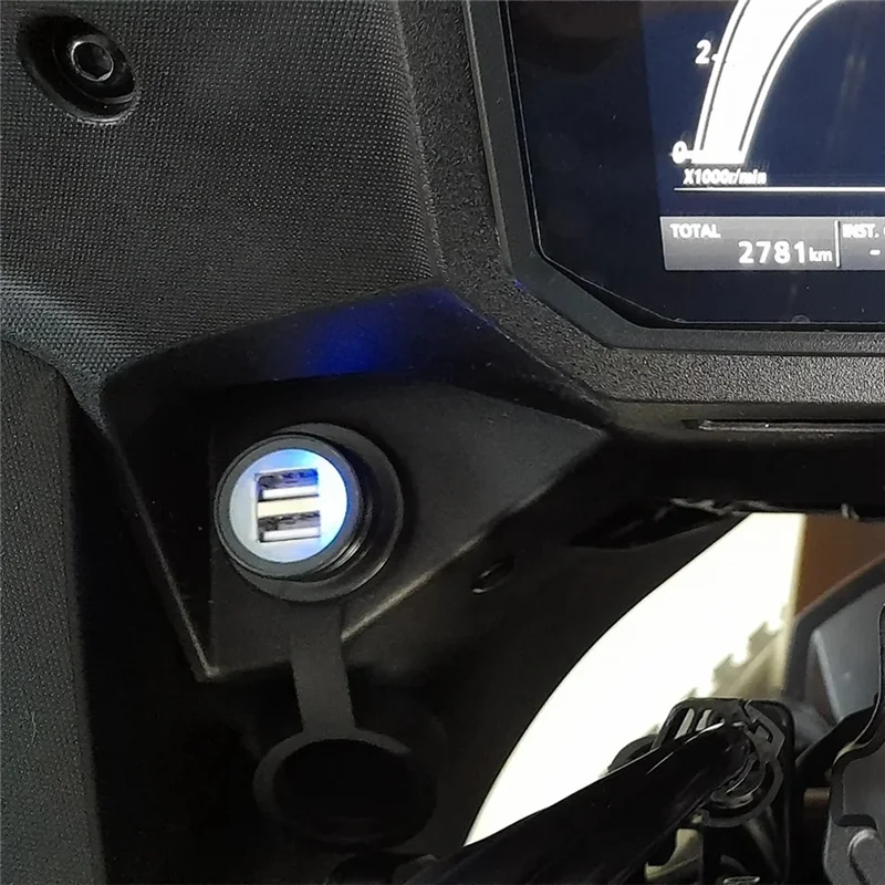 

USB Charger Adapter Accessories Dual Socket USB Charging For Honda Transalp XL 750 2023 2024