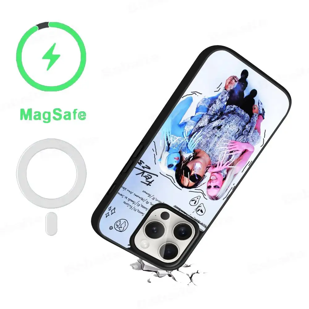 Rapero Matue 333 para IPhone 17 Air 16 E 15 14 13 12 11 Pro Max Plus PC Shock TPU cubierta Magsafe teléfono