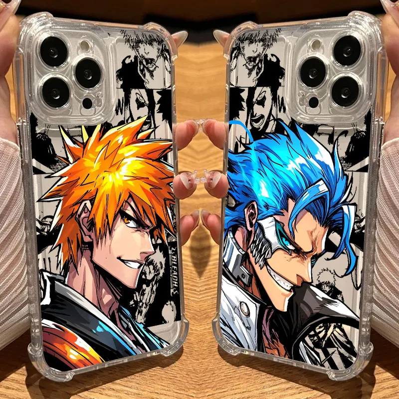 

Bleach Thousand Year Blood War Phone Case Clear For iPhone 17 16 14 15 11 12 13 Pro Max 16E 15 16 Plus 17Air Soft Silicone Cover