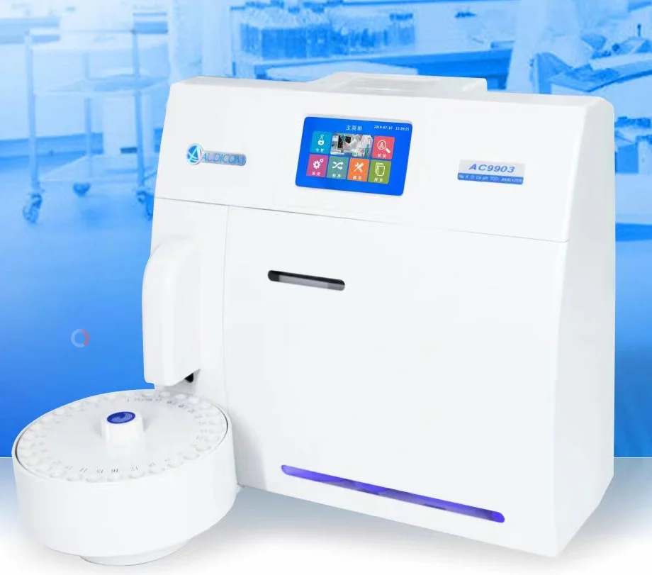 Blood Gas Electrolyte Ion K Na Cl Ca Test Analyzer Machine Laboratory Equipment Automatic  