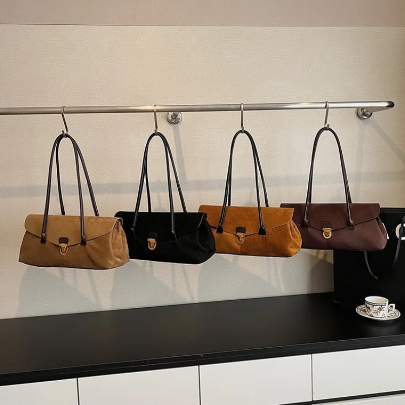 

Popular Classic Leather Women's Handbag High-End Luxury Brand Trendy Elegant Fine Craftsmanship Vintage Commuter Bag​