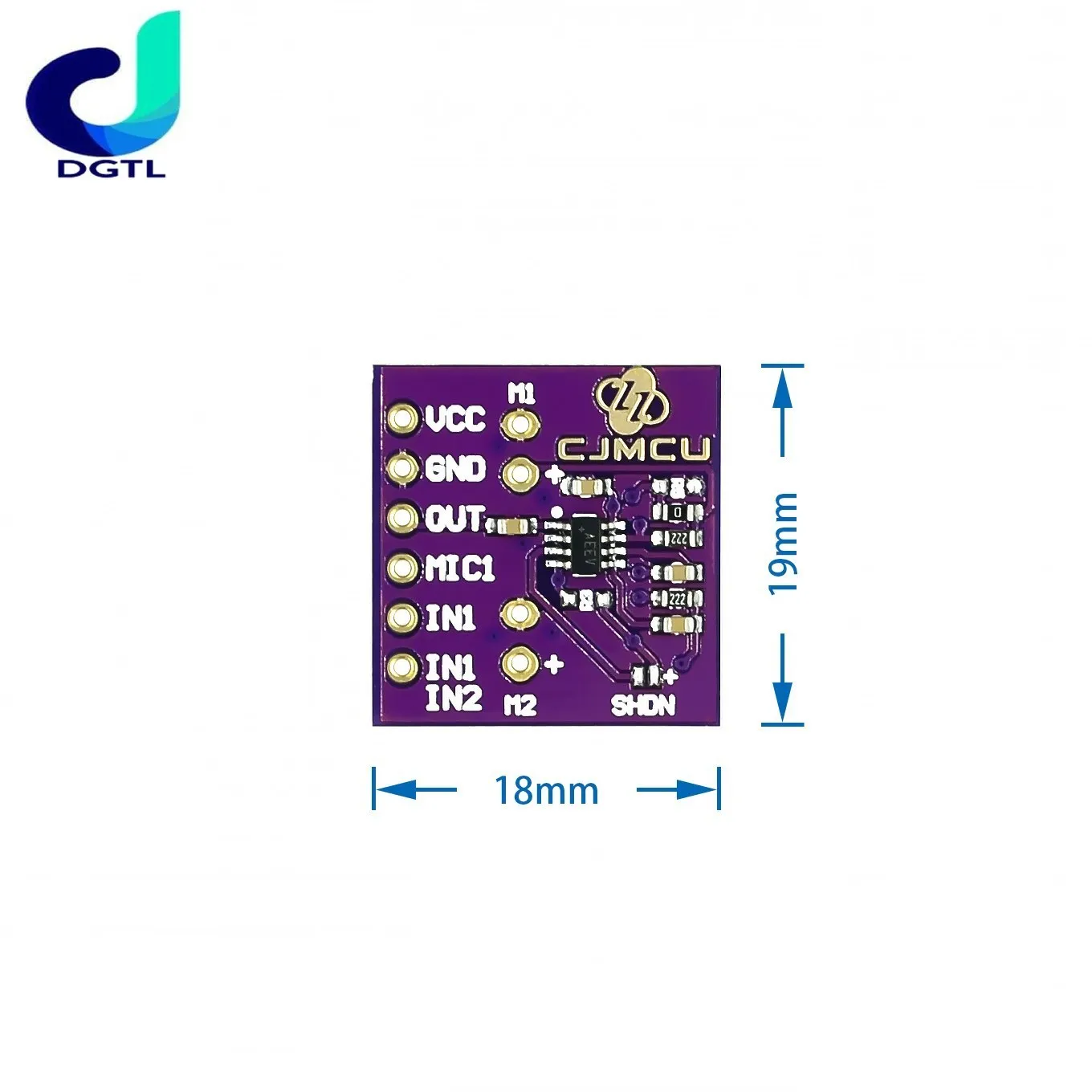 MAX9813H Microphone Module Microphone Amplifier Amplifier Module Double Input Fixed Gain Integrated Bias CJMCU-9813