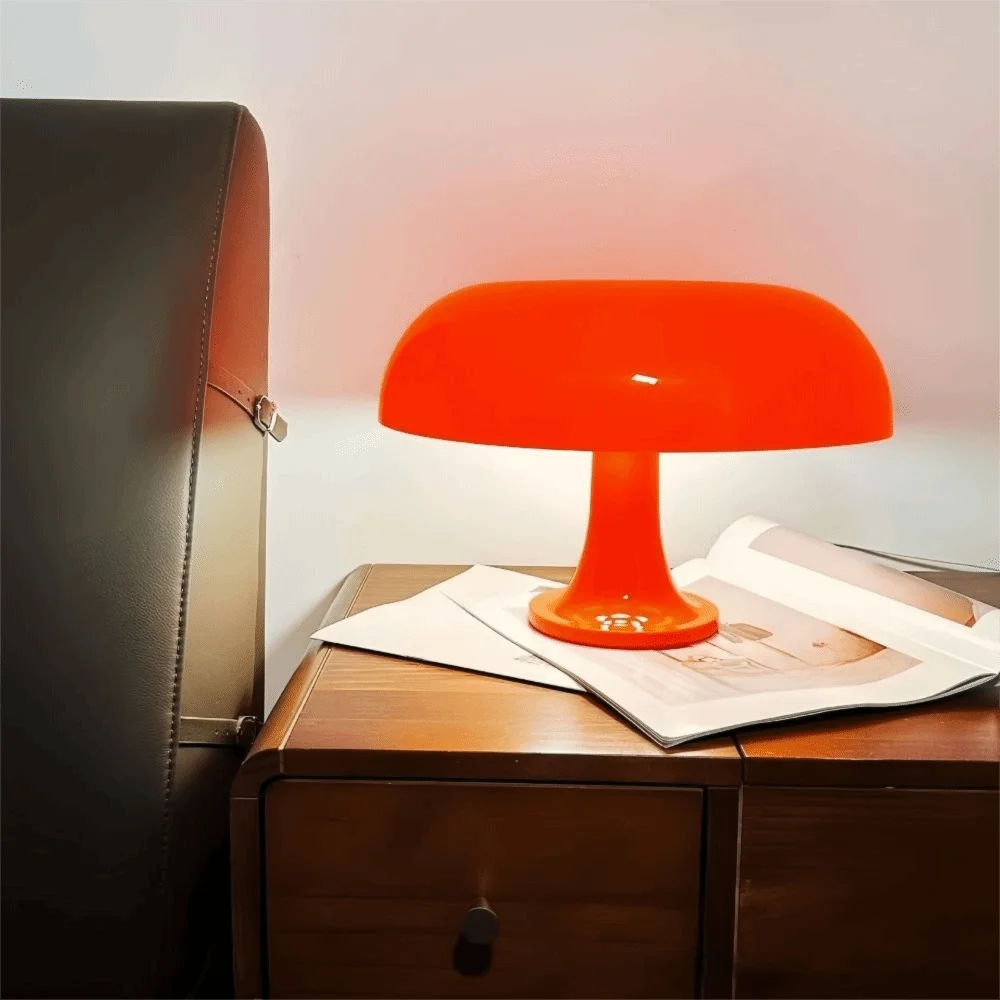 

Современная минималистичная светодиодная настольная лампа в виде гриба, светодиодное освещение, USB-разъем, прикроватная лампа, декоративная атмосферная лампа с регулируемой яркостью, прикроватная тумбочка