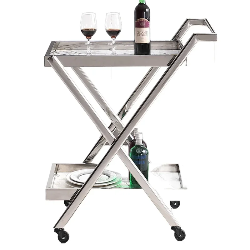 

Commercial restaurant Mobile dining car Living room Ancient glass storage wine