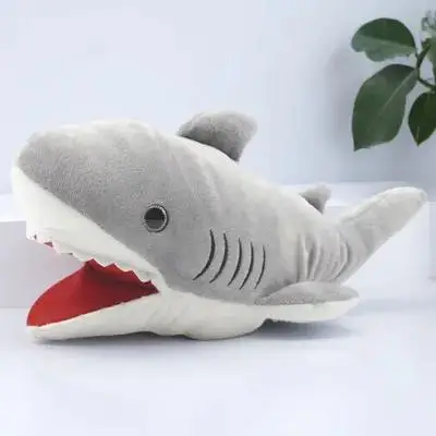 Marionnette à main requin éducative pour enfants, jeu de rôle Durable, conte d'animaux, outil d'apprentissage interactif, 1 pièce