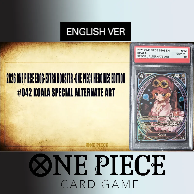 

Diy English Rating Card 2026 One Piece Eb03-Extra Booster Heroines Edition- #042 Koala Special Alternate Art Collection Card