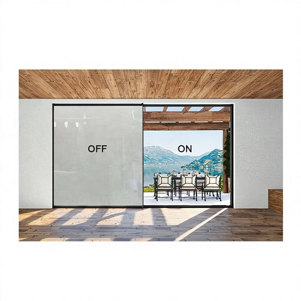 Switchable Self-adhesive Modern Smart Film Decorative Electrochromic PDLC Tint Film for Smart Window Glass