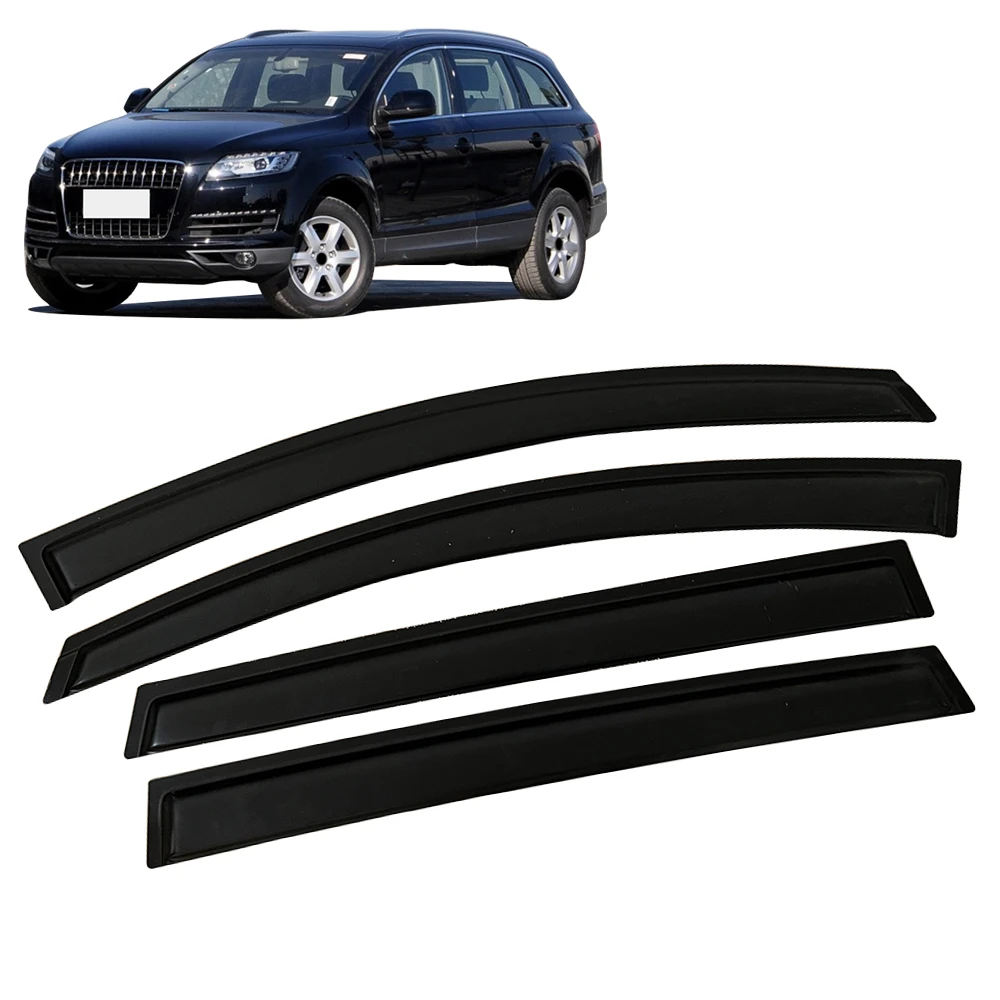 

Window Visor for Audi Q7 4L 2005 2006 2007 2008 2009 2010 2011 2012 2013 2014 2015 Weathershied Door Visor Wind Sun Rain Guards