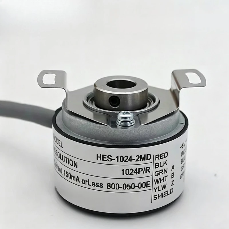 600PPR 1000PPR Push-pull PNP line driver output HES-1024-2MD HES-25-2MD 8mm hollow shaft rotary encoder