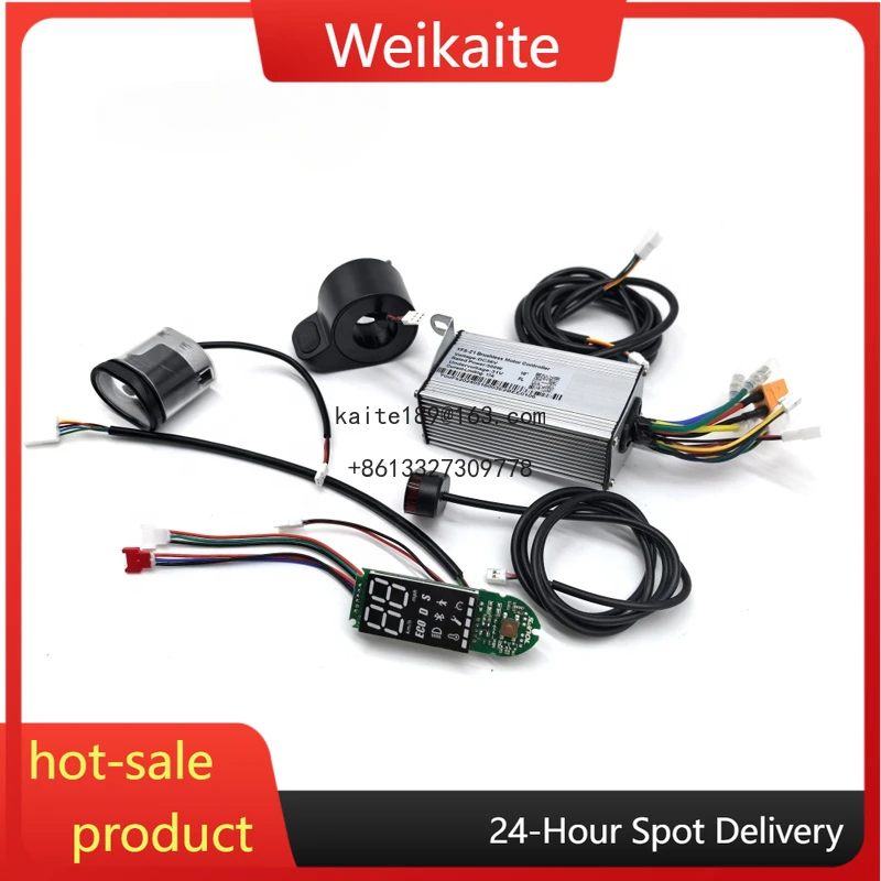 

Scooter Electric YFS-Z1 Brushless Motor Controller 36V17A Motherboard Dashboard Kit For 10 inch Copy Xiaomi Scooter Parts