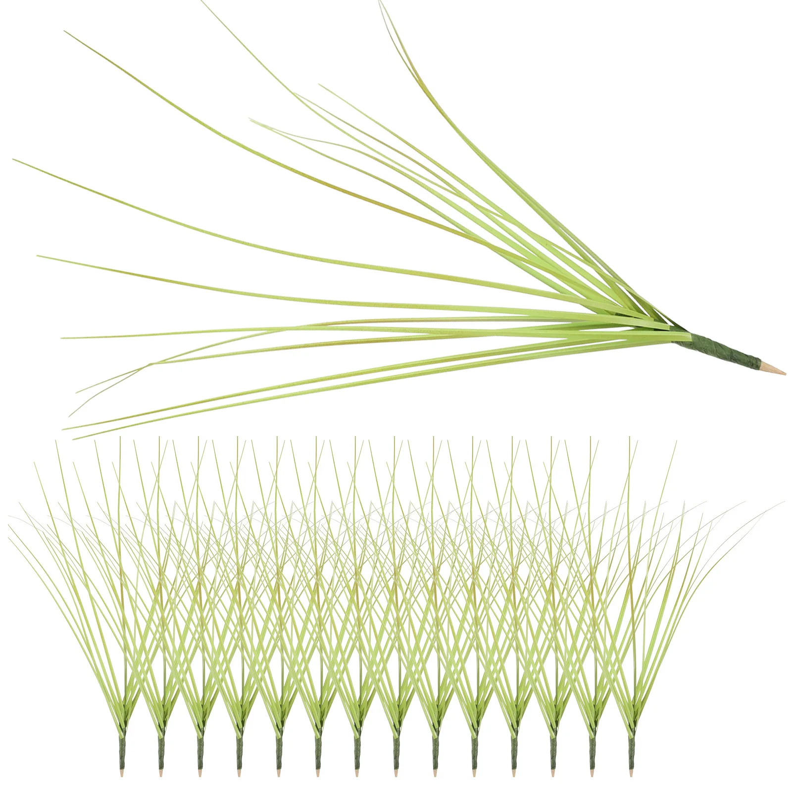 15Pcs Simulation Grass Artificial Grass Decor Realistic Fake Plants Vase Filler Home Office Garden Decoration Faux Plant Indoor