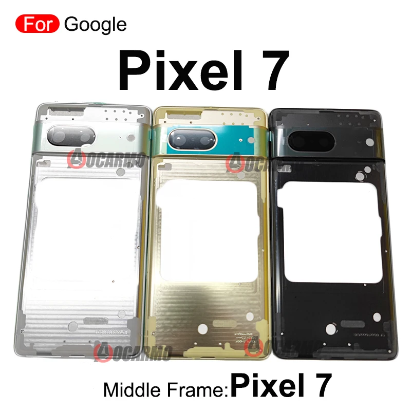 For Google Pixel 7 7Pro Middle Frame Cover With Side keys Buttons Replacement Repair Parts