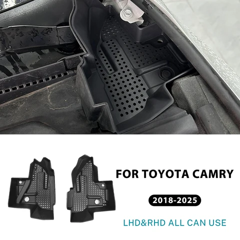 Para Toyota Camry XV80 XV70 2018 2019 2020 2021 2022 2023 2024 2025 Avalon 2019-2025 Filtro de motor de carro capa protetora filtro de compartimento do motor antibloqueio