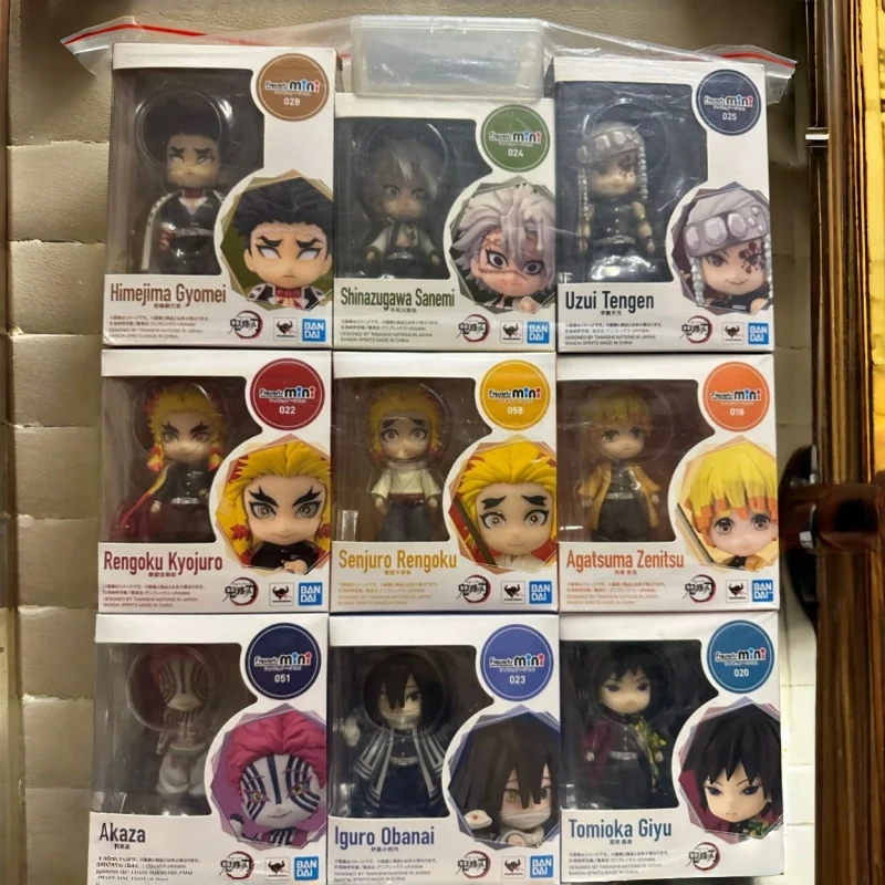 

Hot Sale Bandai Demon Slayer Toy Action Figure Toy Tanjirou Kamado Zenitsu Agumasa Igayama Inosuke Hasagawa Rengoku Holiday Gift