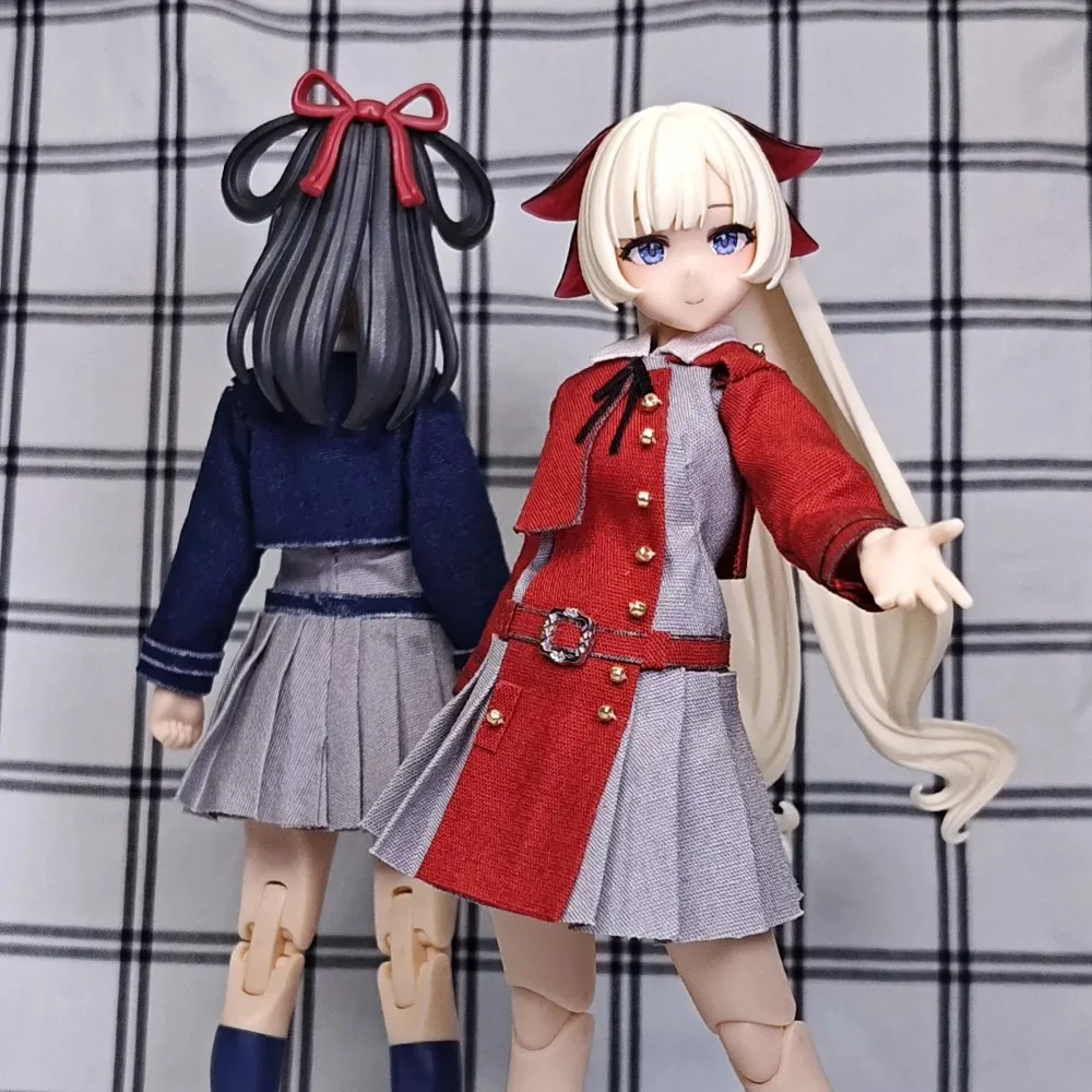 

【Без рисунки】 1/12 Женский солдат Lycoris Recoil Сменное платье Аксессуар для одежды Подходит для 6 дюймов SHF Figma Megami Device Action F