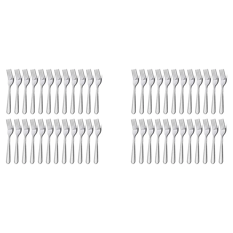 

48 Pieces Dinner Forks Set 7.1 Inch Silver Stainless Steel Dinner Forks, Forks Silverware, Forks For Home, Kitchen