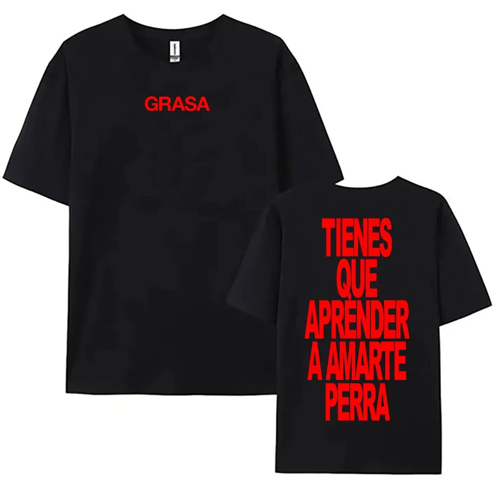 TIENES QUE APRENDER A AMARTE Tshirts SI TE DUELE CURITA Print T-shirt Nathy Peluso Singer Graphic T Shirt Cotton Tees Camisetas