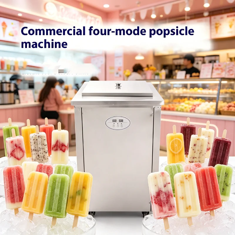 

Commercial Stainless Steel Popsicle Machine 2 Mould Set Ice Lolly Maker Ice Stick for Ice Pops Production