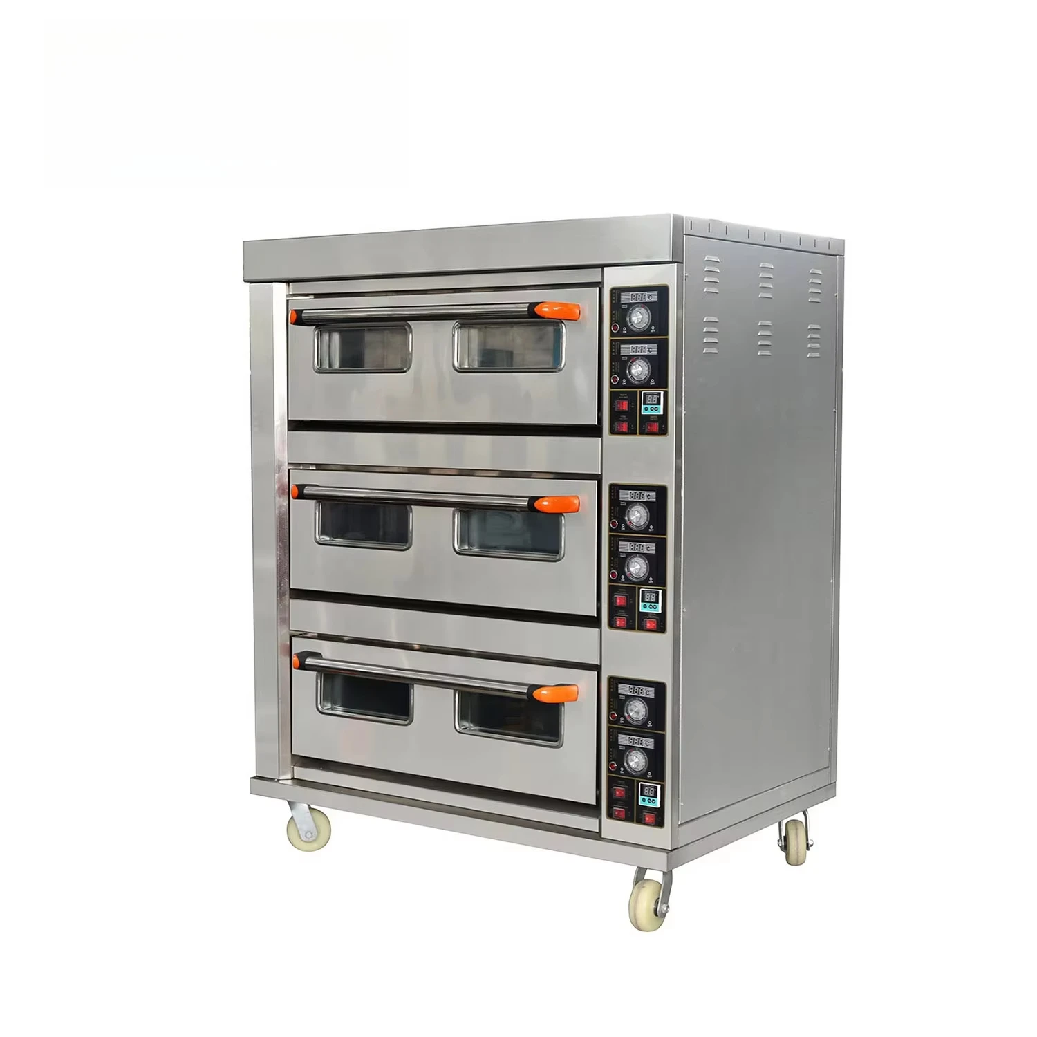 Commercial Deck Oven Popular in China Electric 3 Deck 9 Trays Customized Crown for Bakery
