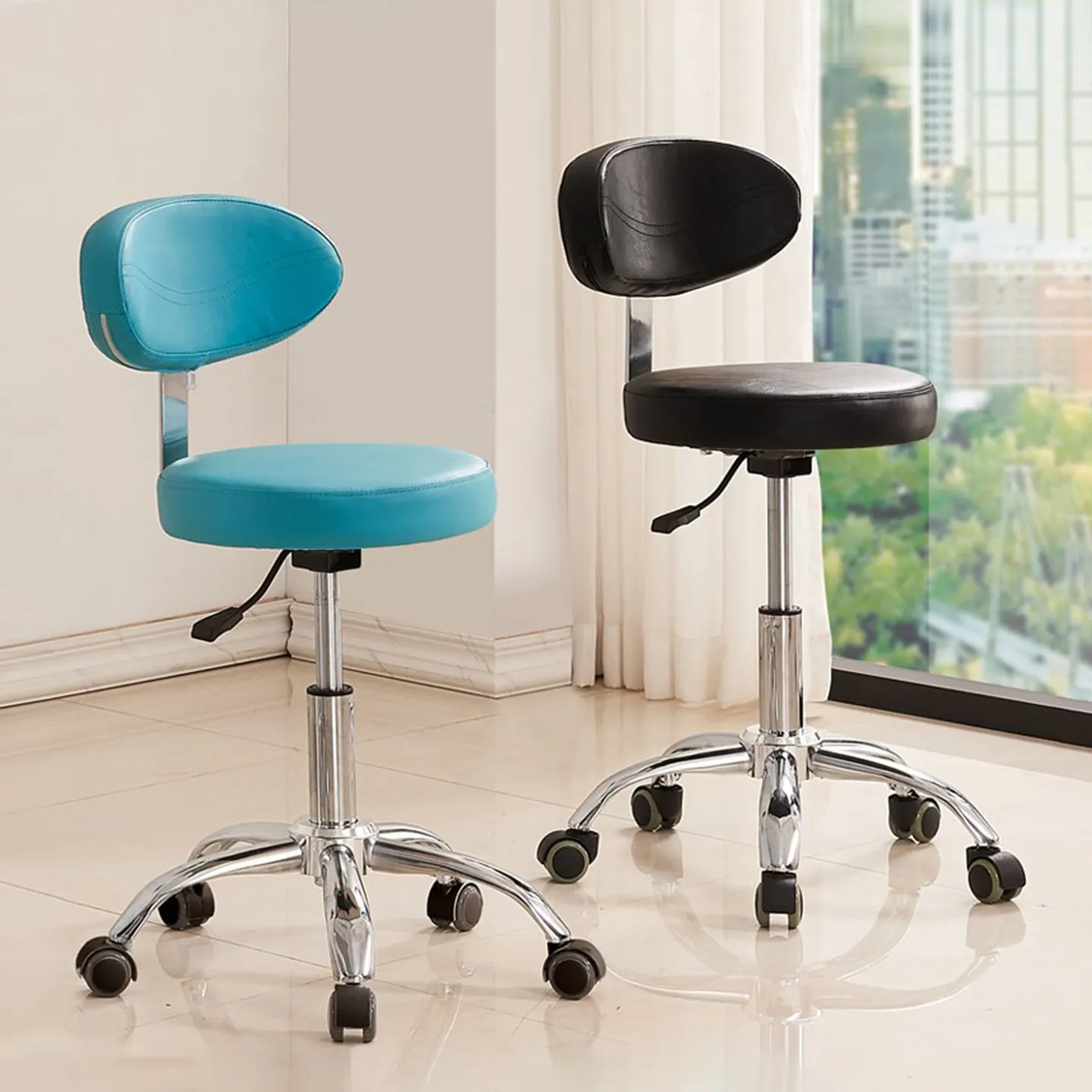 Work Stool Beauty Large Salon Saddle Chair Hair Salon Special Master Chair Dental Chair Doctor Surgery Lifting Pulley Chair