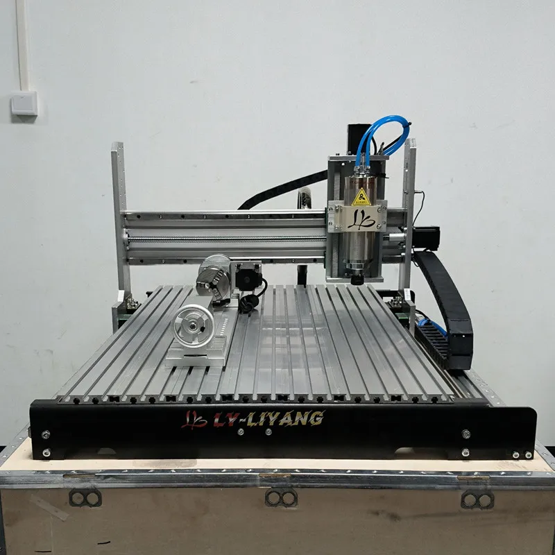 LY Offline DAPSCNC Control LYFS 3090 6090 80120 Working Stroke Engraving Machine CNC Router Engraver Drilling Milling Lathe