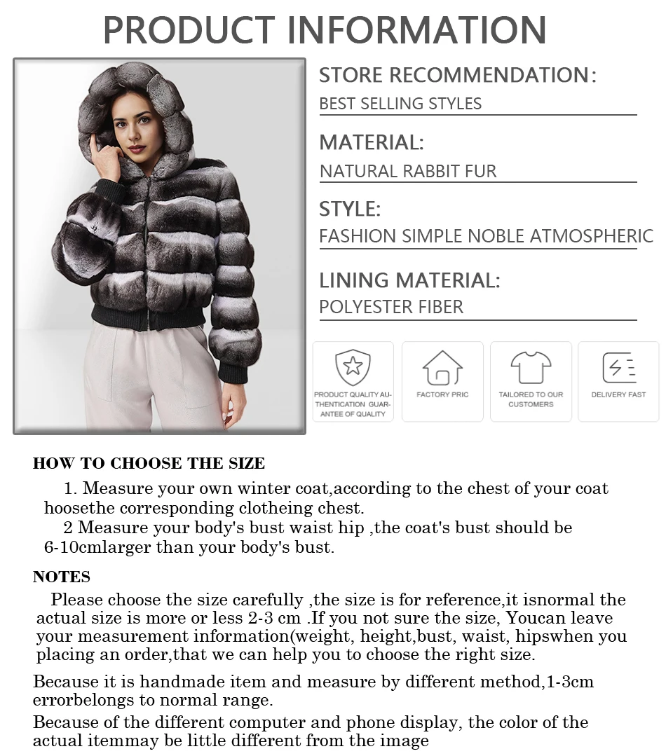 Echte Rex Kaninchen Pelz Jacke Mit Kapuze Winter Bomber Jacke Frauen Chinchilla Farbige Outwear Mode Kurzen Natürlichen Pelzmantel