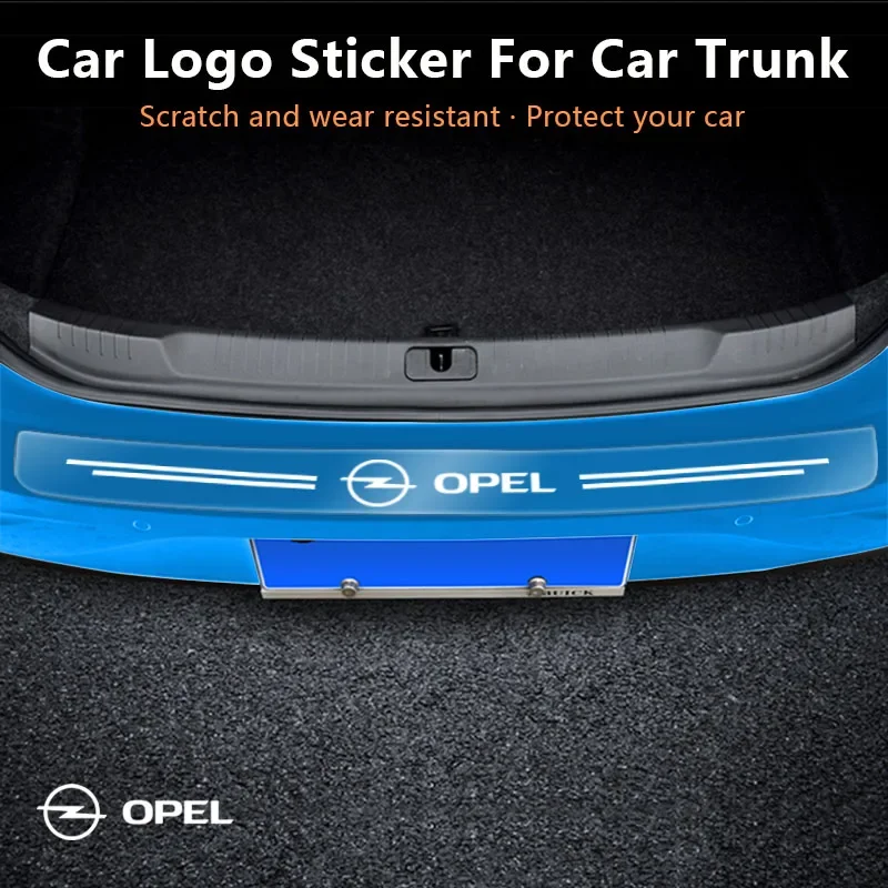 Car Rear Bumper Load Edge Protector Stickers For Opel Astra j Insignia Astra Corsa Zafira b Mokka Vivaro Meriva Car Accessories