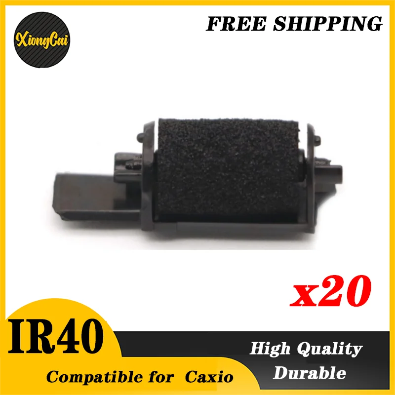 20PCS IR40 Black Ink Roller Ribbon for SAMSUNG ER100 CASIO FR 2550 2500 HR 100 150 7 8 16 ROCKY 1236 ROYAL 315 PD SANYO CX3553