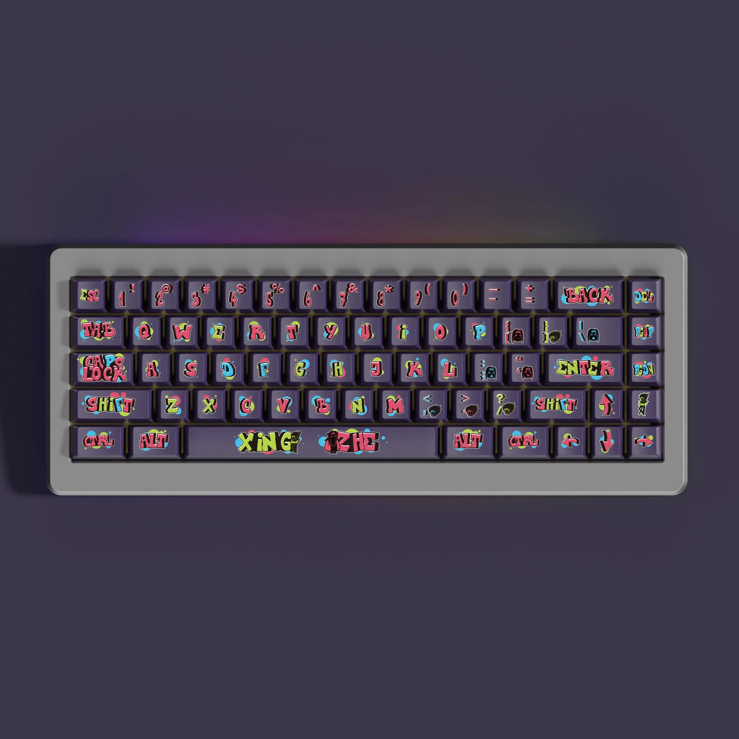 

GMK Xing Zhe Keycap 140-клавишные колпачки для клавиш из ПБТ Cherry Profile DYE-SUB, персонализированные для механической клавиатуры