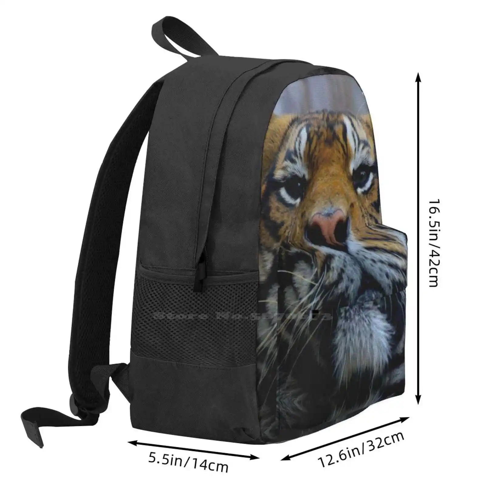 Mochila con cara de Tigre, bolso de moda, animales salvajes, gran oferta