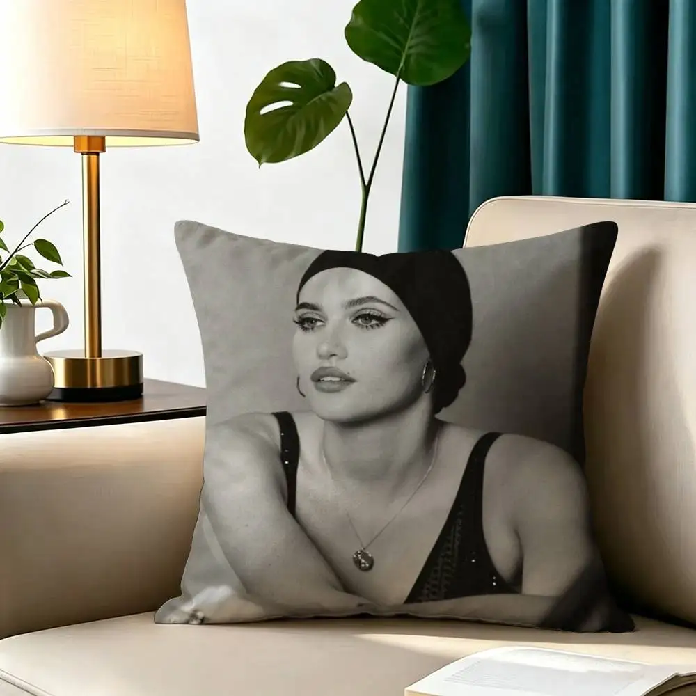 S-Sienna Spiro Singer  Pillow Case Square Double-Sided Sofa Cushion Cover Bedroom Bedside Pillow