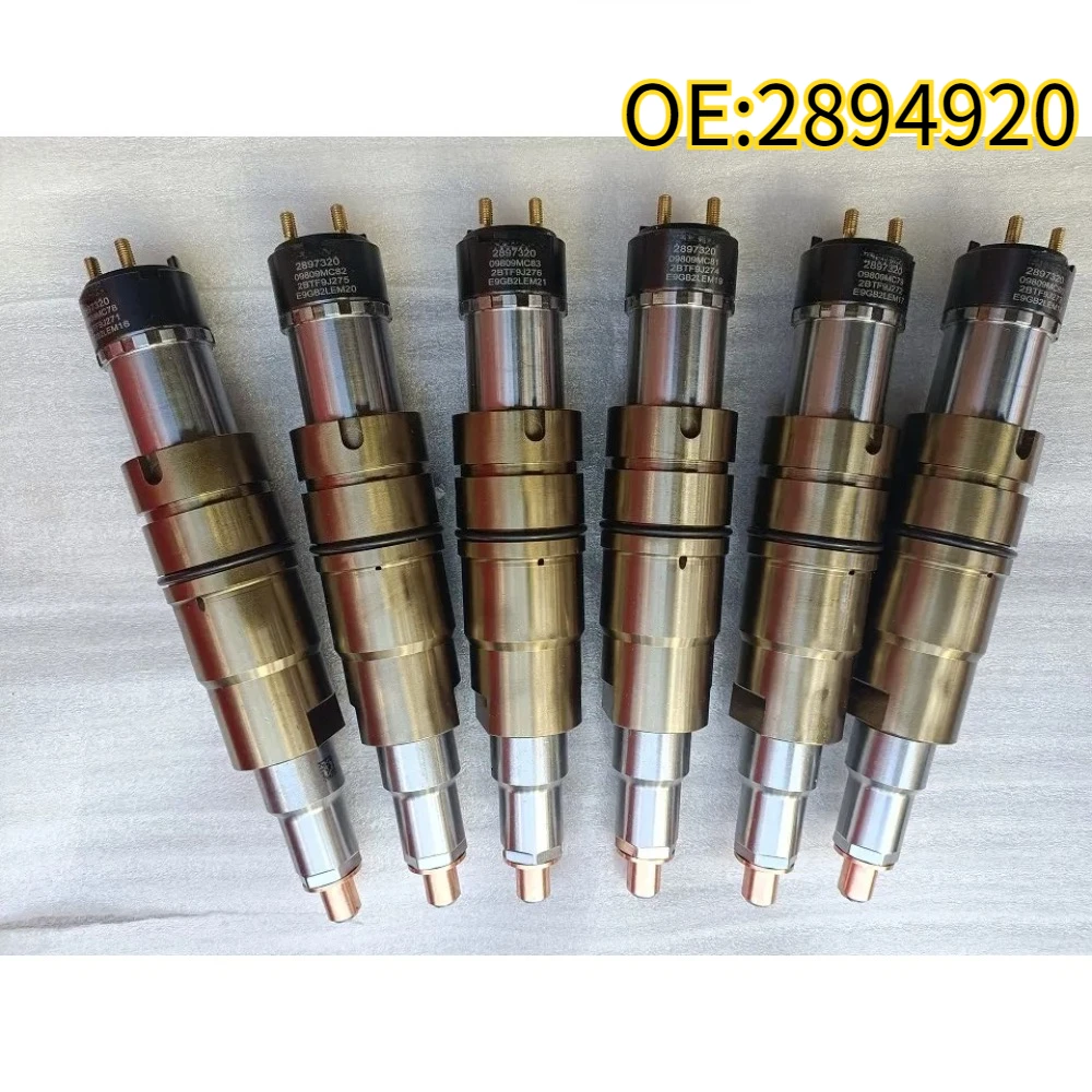 

For 6pcs 2894920 Diesel Fuel Injector Fits for Cummins ISX15 QSX15