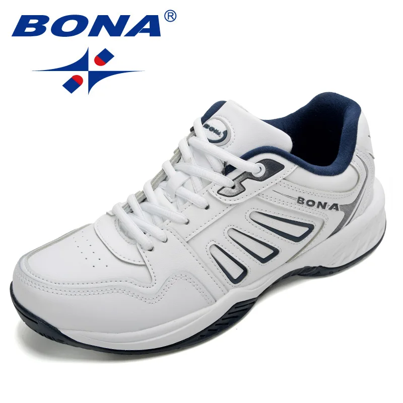 BONA/Новые классические модные мужские теннисные кроссовки, удобная и дышащая мужская обувь, спортивные кроссовки на шнуровке